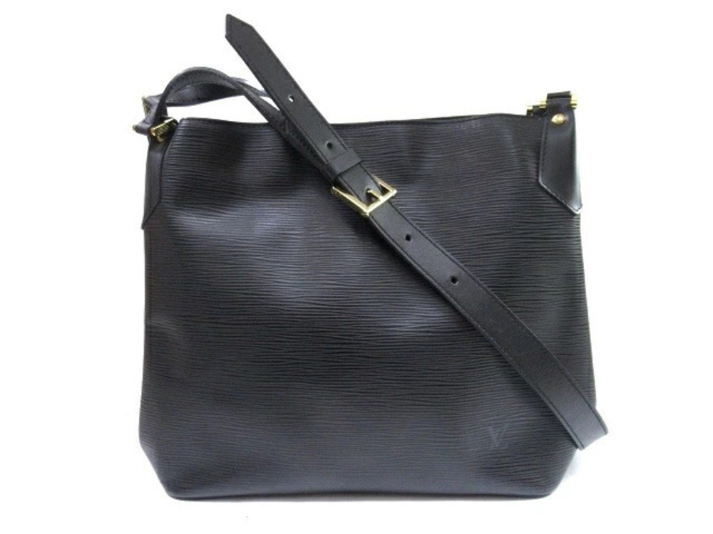 LOUIS VUITTON Shoulder Bag Mandala Epi Noir Black